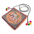 thumbnail image 3 of NOVICA Cotton blend sling bag, 'Elephant Flair', 3 of 7