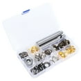 thumbnail image 4 of Kit de herramientas con ojales, juego de herramientas con ojales de Metal galvanizado grande de 12mm, decoración artesanal, equipo de oficina, 4 of 14