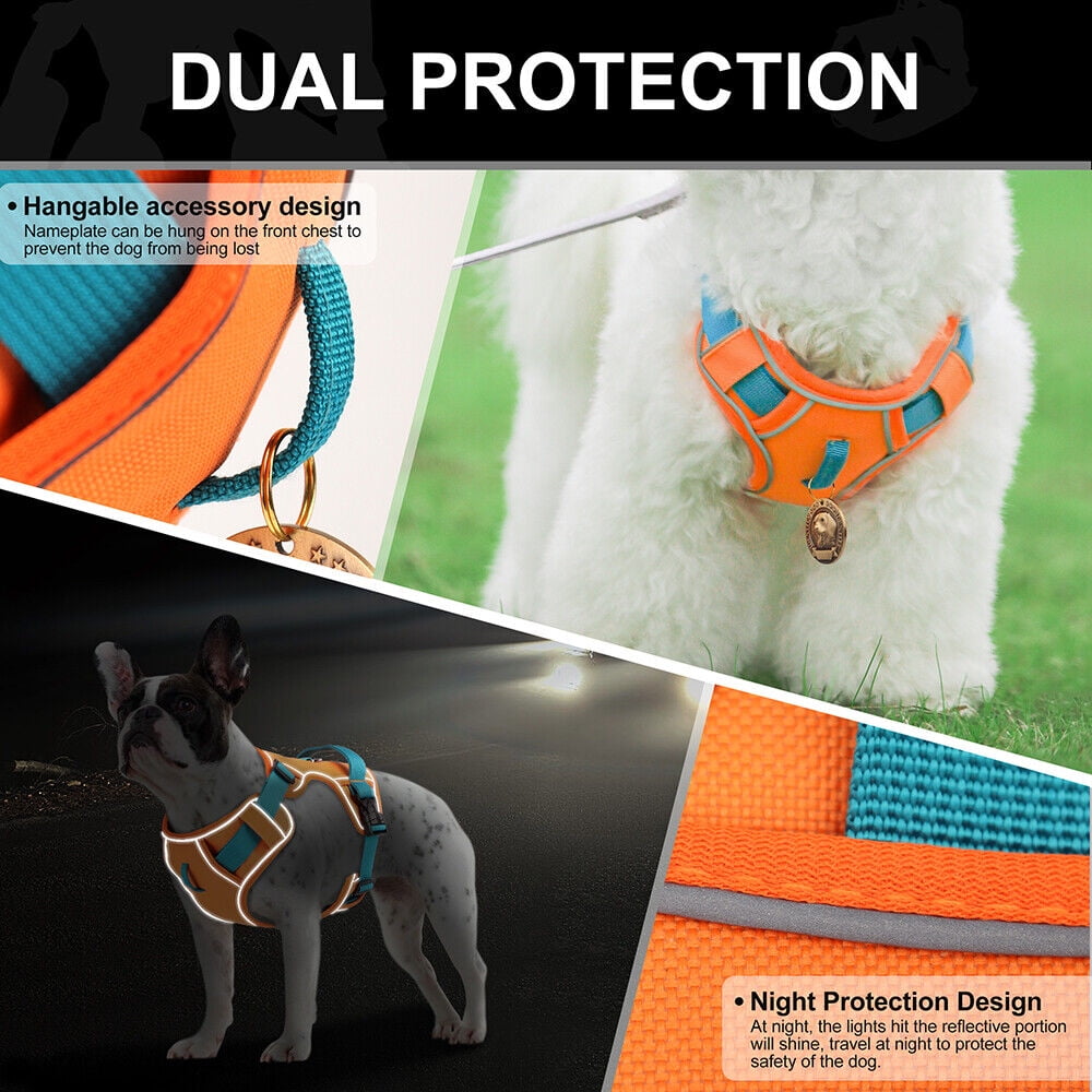 Pet Artist Reflective Non Pull Dog Harness Adjustable Pet Vest S/M/L for Beagle Rottweiler