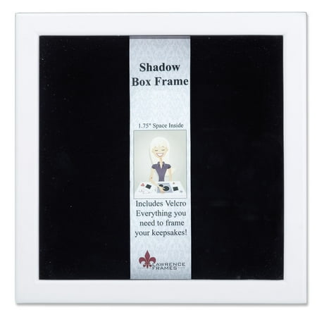 790288 White Wood Shadow Box 8x8 Picture Frame - Walmart.com