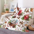 thumbnail image 4 of XINSHIDE Flannel Blanket Air Conditioning Blanket Padded Blanket Blanket Nap Blanket For Children Navidad, 4 of 4