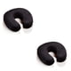 thumbnail image 4 of Almohada de espuma viscoelástica para el cuello Cateissary almohada de viaje en Forma de U negro 2piezas, 4 of 5