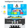 thumbnail image 2 of Yeshouse 2450W Commercial Soft Ice Cream Machine 3 Flavors 5.8 to 8.2 Gallon Per Hour PreCooling At Night Auto Clean LCDPanel for Restaurants Snack Bar, 2 of 7