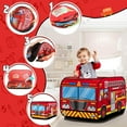 thumbnail image 3 of YSPUKY Kids Tent, Play Tent for Kids: Firefighter Theme Playhouse Toddler Outdoor Toys 3-5 Kids Indoor Tent Christmas Birthday Gifts for  Boys & Girls, 3 of 6