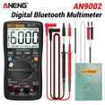 thumbnail image 4 of ANENG-AN9002 Pantalla digital Multímetro LCD Retroiluminación Detector de resistencia Portátil Multifuncional Multifuncional Medidor profesional Negro Vogacara TO001490-02B, 4 of 7