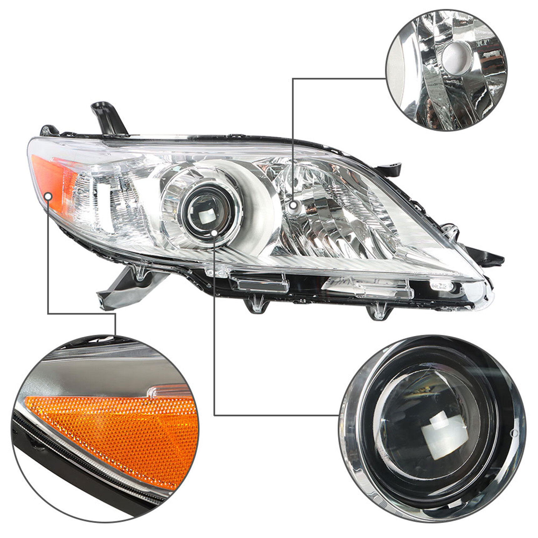WEELMOTO Headlights Assembly Compatible with Nicaragua