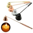 thumbnail image 2 of Vintage Metal Bell Shape Candle Snuffer Long Handle Banquet Wick Extinguisher, 2 of 6