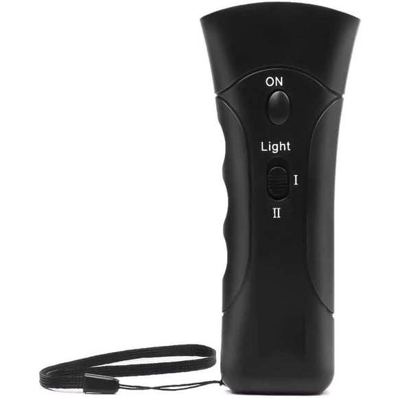 Ultrasonic, Handheld, Battery Operated, Dog Trainer and Deterrent, with LED Light, Reduces Dog Barking and Noise, Dog Training Device, Repellant and Anti Barking, Indoors, Outdoors