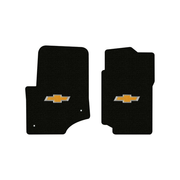 Lloyd Mats LogoMat Custom-Fit 2PC Carpet Floor Mats for 2002-2006 Chevrolet Trailblazer/EXT, Charcoal