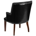 thumbnail image 3 of Flash Furniture HERCULES Sculpted Comfort Series Black Leather Side Reception Chair, 3 of 4