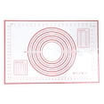 thumbnail image 1 of Alfombrilla de silicona para hornear de 40x60cm, almohadilla antideslizante para hornear, alfombrilla para enrollar masa, herramienta de cocina para repostería (rojo), 1 of 8