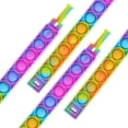 thumbnail image 3 of 15 pulseras antiestrés de silicona, multicolores, con burbujas, juguetes sensoriales antiestrés para niños y adultos (colores aleatorios), 3 of 5