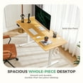 thumbnail image 3 of MCQ Electric Adjustable Height Standing Desk with 2 Splice Board for Home, 48 x 24 inch, Oak, 3 of 6