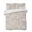 Beige, Tan, Off-White, variant on Quilts Twin Size Bedding Set, Spring Pink Cobweb Lightweight Quilted Comforter, Abstract Boho Farmhouse Lines Soft Reversible Bedspread Coverlet with Pillow Covers for All Season, 68" x 86"