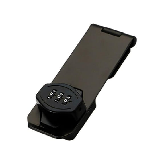 Yammee Mini 3Digit Combination Cabinet Lock Password Safety Drawer Lock Cabinet Hasp Lock with Code for Small Doors, Mailboxes