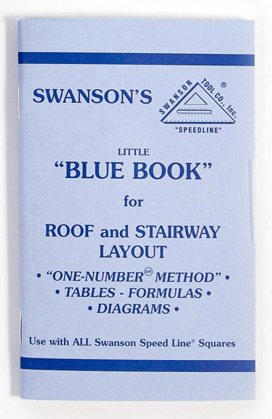 Swanson Tool Co S0101TC132 Value Pack with Speed Square Layout Tool, Blue  Book and 12 Inch Combination Square