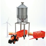 Kubota M5-111 Tractor and Grain Bin Playset