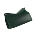 thumbnail image 1 of Modern Tissue Box Holder PU Tissue Box Cover Large Triangle Tissue Leather Triangle for Dresser Bathroom Decoration Green, 1 of 8