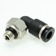 thumbnail image 1 of Push to Connect Straight Fitting 1/4" OD - M8 x 1,25 Male (PACK de Dix) MettleAir, 1 of 1