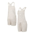 thumbnail image 4 of Women's Concepts Sport Cream Houston Astros Montana Hacci Knit Romper Overalls, 4 of 6