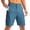 Sky Blue, variant on Mens Golf Shorts Relaxed Fit Stretch Business Casual Short Button Elastic Waist Bermuda Workout Short, L