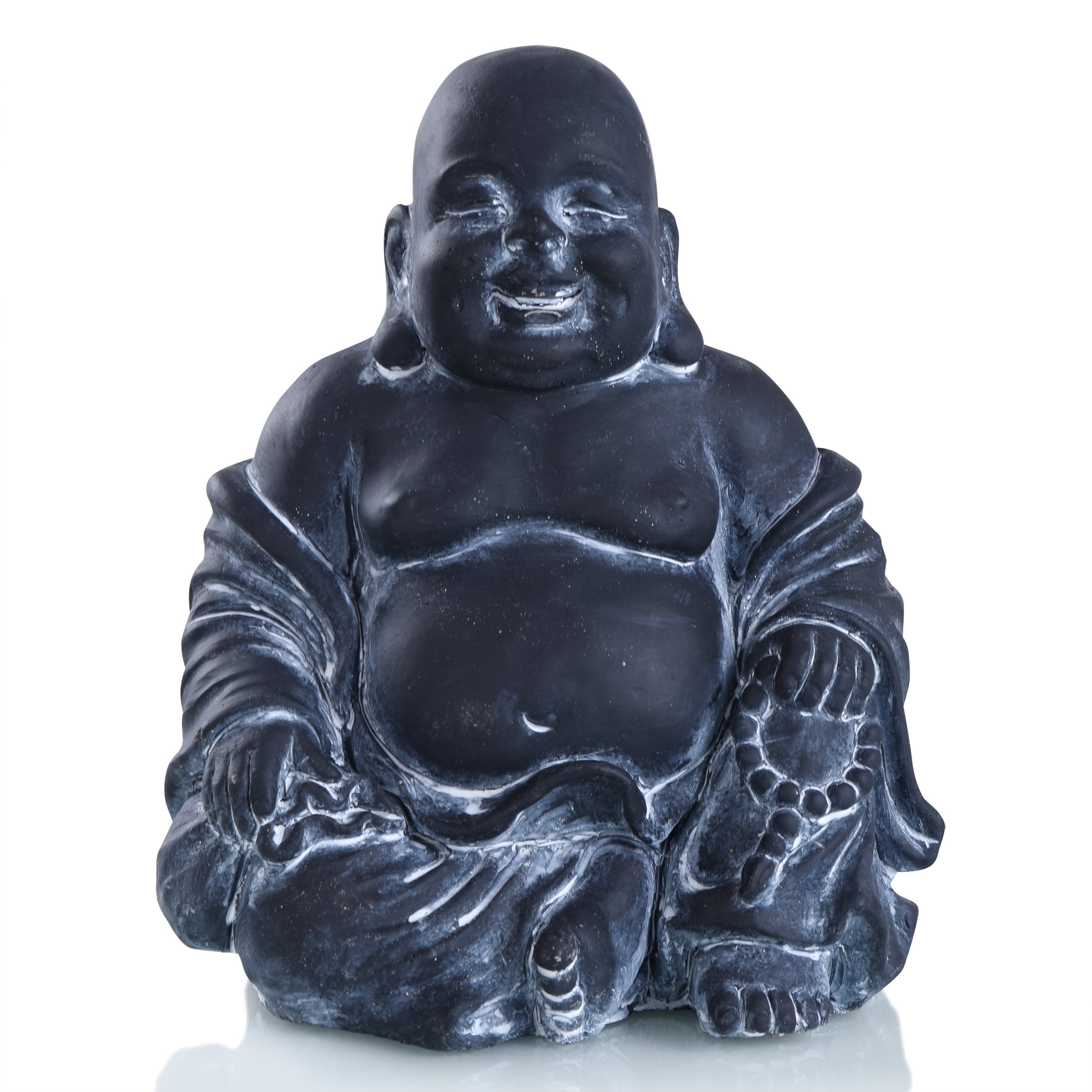 Dann Foley Cement Statue Dark Navy Blue Finish