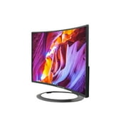 Sceptre C249W-1920R 24 Curved 75Hz Gaming LED Monitor 1080P HDMI DisplayPort VGA Speakers Ultra Thin Metal Black 2018