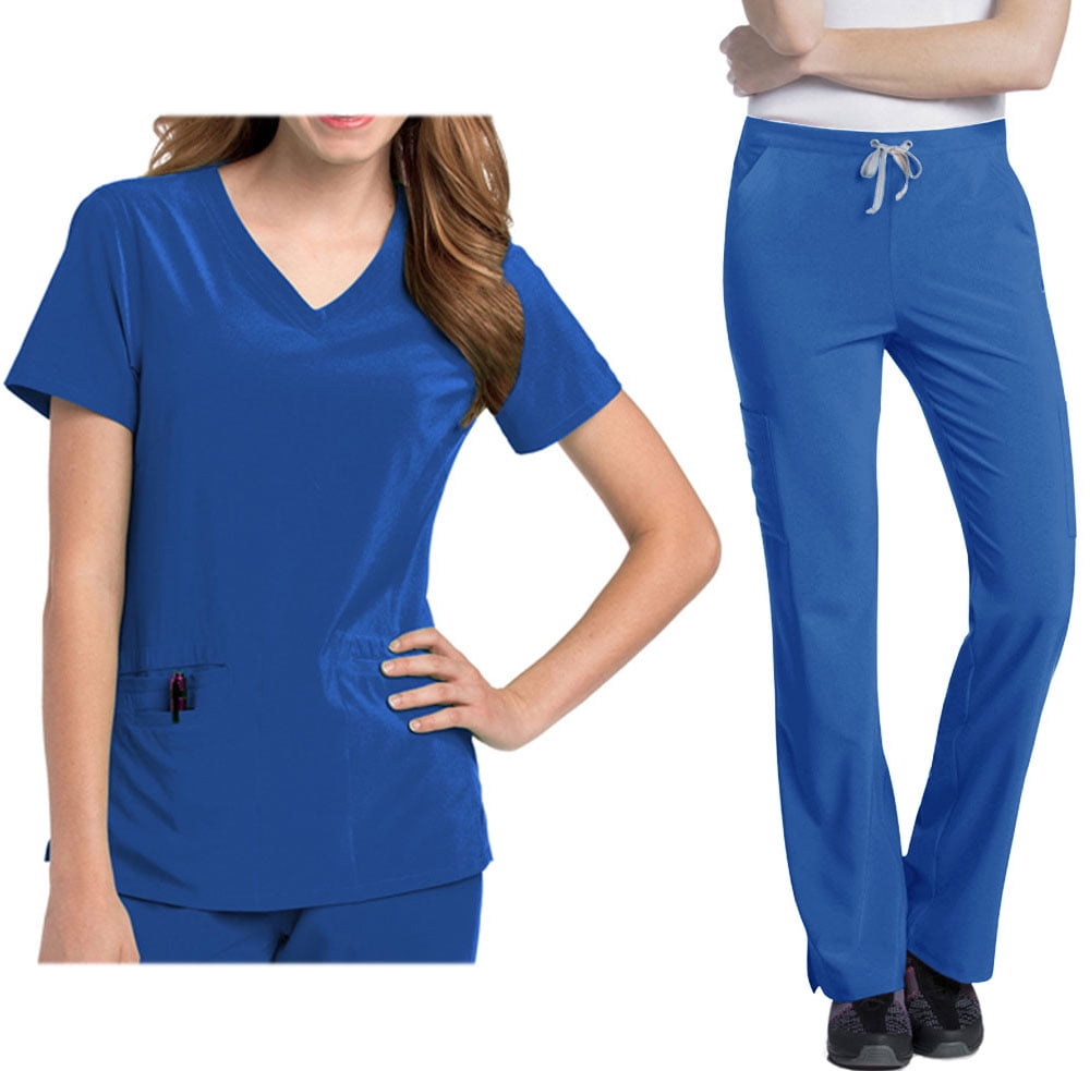 Urbane Scrubs Scrub Tops | Blue