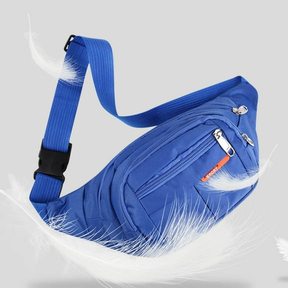 Waist Bag under $5! Xqxayjr Men's Canvas Waist Bag, Sports Crossbody Bag with Multiple Pockets, Large Capacity Storage for Phone, Keys, Travel, Casual Fashion Outdoor Use