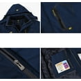 thumbnail image 5 of Tyhengta Men's Waterproof Ski Jacket Warm Winter Snow Coat Mountain Windbreaker Hooded Raincoat Navy Blue XL, 5 of 8
