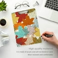 thumbnail image 5 of 12.5"x9" Maple Leaf Clipboards, Standard A4 Letter Size Nursing Clipboard with Low Profile Metal Clip Decorative Clip Board for Office Supplies,Gold, 5 of 7