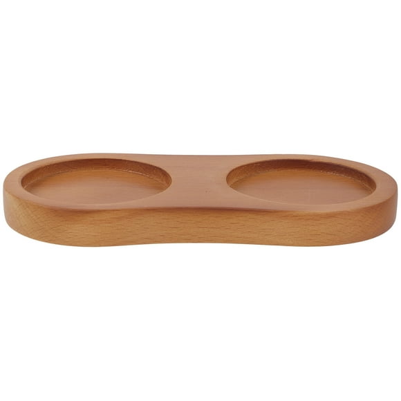 Sauce Bottle Base Condiment Holder Wooden Trays for Crafts Counter Bracket Acacia Dining Table Decor