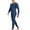 Navy, variant on lmcalzta Thermal Underwear for Men Long John with Fleece Lined Base Layer Men Cold Weather Top Bottom