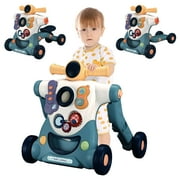 Ealing Baby Sit-to-Stand Learning Walker, 3 in 1 Baby Walker for Boys Girls Toddlers, Educational Baby Push Walkers with Entertainment Activity Center, Baby Music Learning Toy Gift for Infant