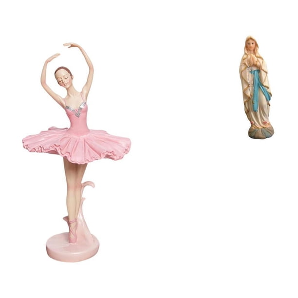 Figura De Bailarina, Escultura De Resina Para Niña, Estatua De La Señora De Lutero, Obra De Arte, Decoración De Escritorio, Regalo De Cumpleaños, Regalo Novedoso, Escultura Del Beato