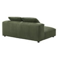 thumbnail image 6 of Modular Loveseat Sofa, Green, Fabric, Living Room Lounge Cafe Lobby Hospitality Restaurant, Modern Contemporary, HB37173, 6 of 9