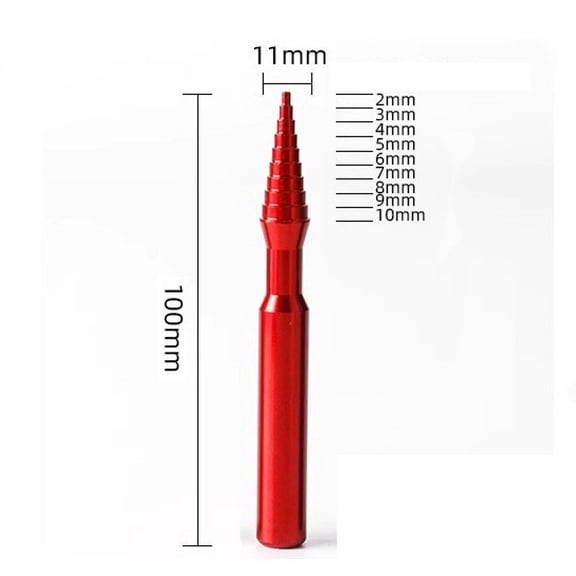 Fishing Reel Bearing Inspection Tool Aluminum Alloy Check Rod For Cleaning Testing Noise Roughness Portable Red Blue Yellow(Red)