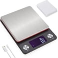 thumbnail image 1 of Balance de Cuisine Numérique Rechargeable, 9 Unités de Mesure, 1 of 5