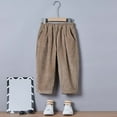 thumbnail image 6 of XAOFW Kids Pants Boys Corduroy Classic Straight Leg Design Comfortable Fabric Everyday Play Outdoor Activities School Weekend Solid Color Long Stylish Leisure Club Party Slacks, 6 of 6
