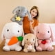 thumbnail image 2 of Muñeco de peluche de conejo, juguete para dormir Largekawai, regalo de cumpleaños para niños, muñecos de peluche respetuosos con el medio ambiente de alta calidadzhangmengyaGray+65CM zhangmengya unisex, 2 of 2