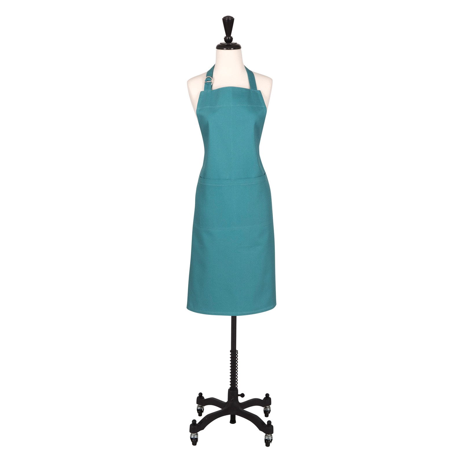 KAF Home Adjustable Twill Butcher Cut Chef's Apron - Black