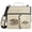 Elegant Goose with Goslings Swimming, variant on 3 Ring Zipper Binder with Shoulder Strap Waterproof Trapper Keeper 2 Inch D-Ring 500 Sheets Capacity White Wolf with Gems