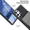 thumbnail image 4 of Wallet Case for Samsung Galaxy S22 Ultra Case with 4-Card Credit Card Holder Slot Shockproof Cover Hybrid Heavy Duty Protection  Phone Case Compatible with Galaxy S22 Ultra 5G-Grey, 4 of 12