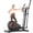 Satin Silver, variant on FUNMILY Walnut Stride Pro Heavy Duty Elliptical Machine for Home Gym | 16-Inch Stride, 400LBS Capacity, Ultra-Quiet Low-Impact Cardio for Small Spaces