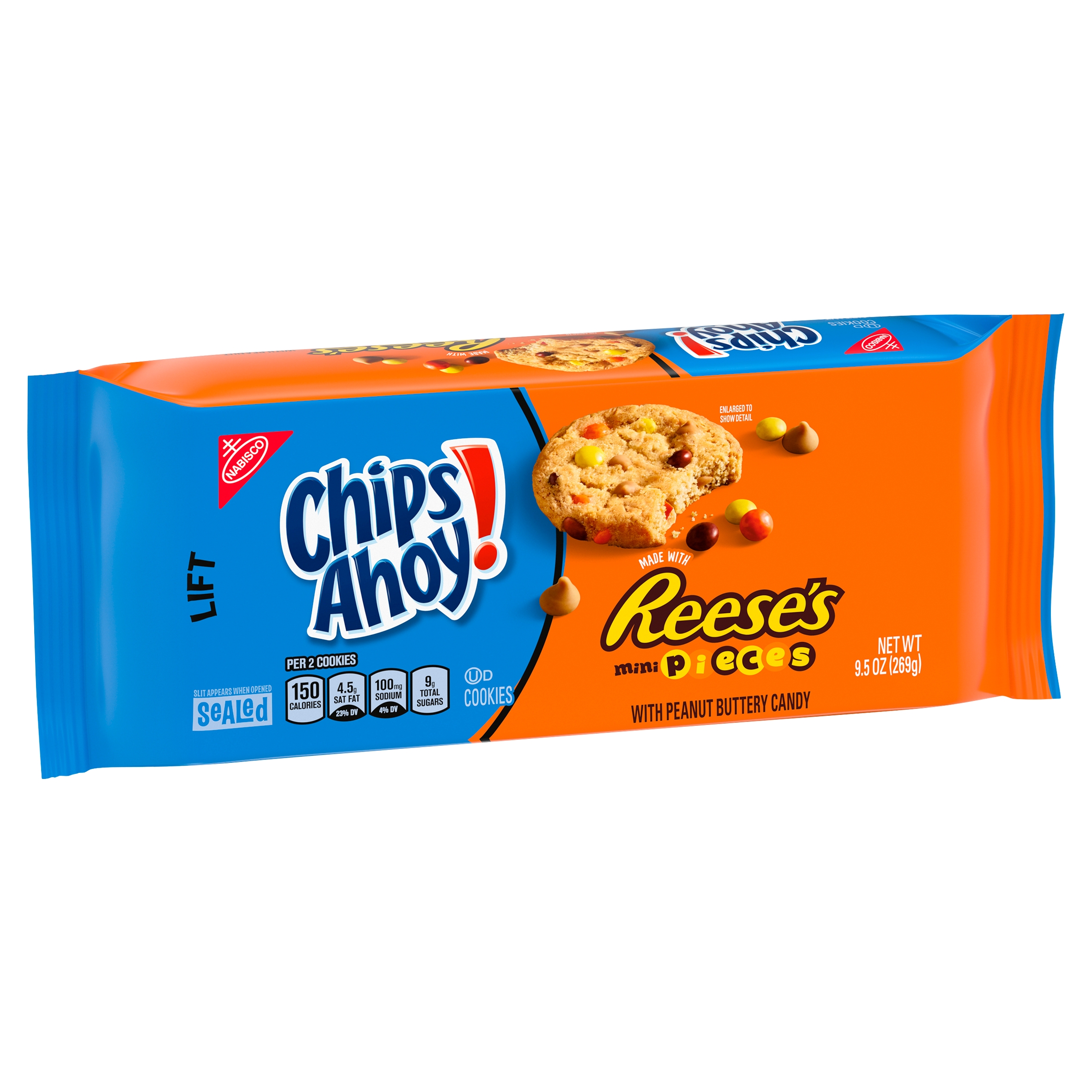 CHIPS AHOY! Reese's Mini Pieces Cookies, 1 Pack (9.5 oz.)