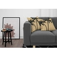 thumbnail image 3 of Ambesonne Tropical Throw Pillow Cover 2 Pack, Palm Tree Silhouettes, 20", Pale Brown and Black, 3 of 5