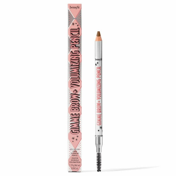 Benefit Gimme Brow+ Volumizing Fiber Eyebrow Pencil (3.75 Warm Medium Brown), 0.04 Ounce (Pack of 1)