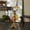 Brass Tall Standing Solid Square 10" x 11" x 29", variant on DecMode Gold Polystone Handmade Pillar Candle Holder