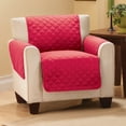 thumbnail image 2 of Collections Etc Reversible Quilted Furniture Protector Cover, Red/Cream, Chair, 2 of 10
