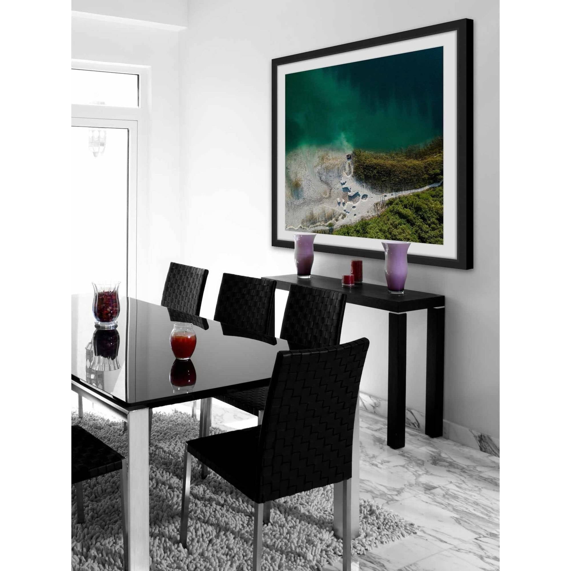 Marmont Hill "Sea Foam" By Karolis Janulis Framed Painting Art Print, 12.0" x 1.5"